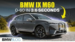 BMW iX M60  Exclusive Review of the 610 hp M Electric SUV [upl. by Huber]