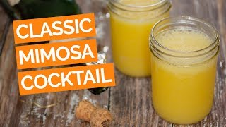 Classic Mimosa Cocktail Recipe [upl. by Okiek622]