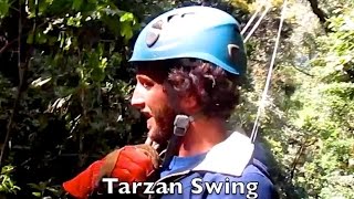 Tarzan Swing  Monteverde Costa Rica [upl. by Enitnatsnoc]