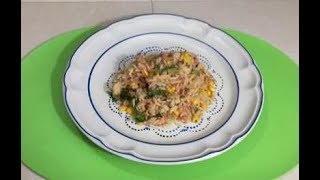 Arroz con Atún Fácil y Rápido [upl. by Brinn]