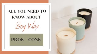 Soy Wax Pros and Cons All You Need To Know About Soy Wax Before Starting Your Candle Business2021 [upl. by Kotto]