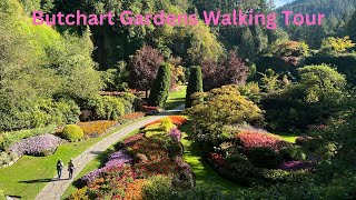 Butchart GardensFull Spring Walking Tour Victoria BC Canada [upl. by Penland669]