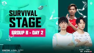 EN PUBG MOBILE RUTHLESS PRO SERIES COG S3 SURVIVAL STAGE GROUP B DAY 2 FT BTR FAZE IHC GSM [upl. by Marmawke]