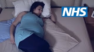 How can I sleep comfortably with my bump  NHS [upl. by Dareen]