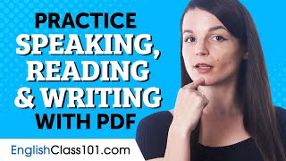 How to Practice English Speaking Reading amp Writing with the PDF Cheat Sheets [upl. by Old96]