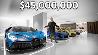 Inside 45000000 Billionaires Row Mansion with a 10000000 Bugatti [upl. by Onairot]