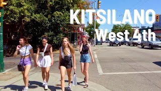 VANCOUVER Kitsilano West 4th 🇨🇦 Walking Tour 2023 [upl. by Eitra]