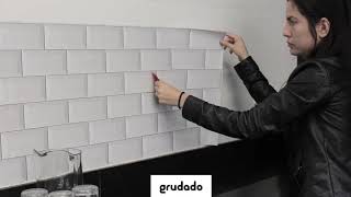 REVESTIMENTO PARA COZINHA AZULEJO DE METRÔ DICAS DE APLICAÇÃO [upl. by Adilen445]