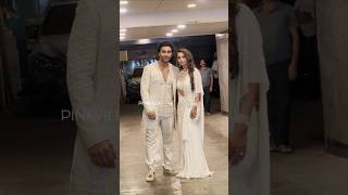 Aadar Jain amp Fiance Alekha Advani On Their ROKA Day 😍  shorts wedding bollywood couple [upl. by Padegs]