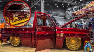 Houston Super Show Cadillac LowridersC10 Road Glidevlog [upl. by Berthold]