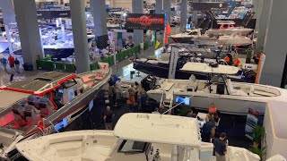 Miami Boat Show 2023 Walk  Miami Beach Convention Center [upl. by Hankins75]