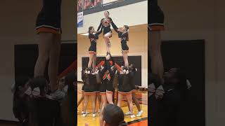 Jv cheer stunt Waynesville high school cheerleading [upl. by Hcra161]