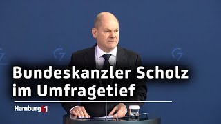 Bundeskanzler Scholz im Umfragetief [upl. by Irtimed684]