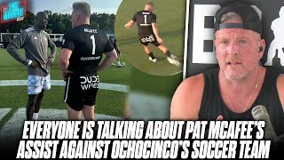 Pat McAfee Stuns Soccer World With Assist in TST Game vs Ochocinco [upl. by Ewold]