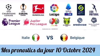 football PRONOSTIC FOOTBALL AUJOURD’HUI 10 Octobre 2024 MES PRONOSTICS DU JOUR football Today [upl. by Hecker]