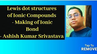 Lewis dot structures of Ionic Compounds  Simple explanation of making of ionic bonds  Chemistry [upl. by Chemaram]