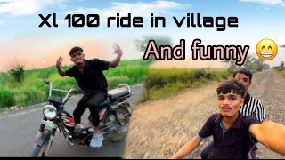 XL 100 ride in village “” 🥰 [upl. by Larena]