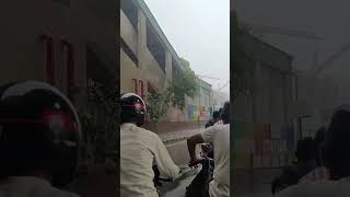 Delhi Rain Today trending delhi rain viralvideo viralshort shorts short shortvideo travel [upl. by Tad12]