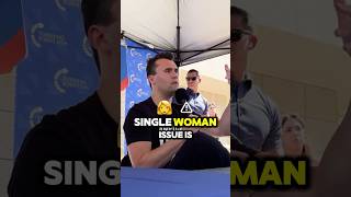 Charlie Kirk on SINGLE WOMEN in America⁉️🇺🇸✅❌ charliekirk debate [upl. by Atnuahs]