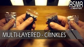 ASMR Multil Layered CRINKLES Crinkle Sounds amp Plastic amp Candyland NO TALKING [upl. by Siclari]