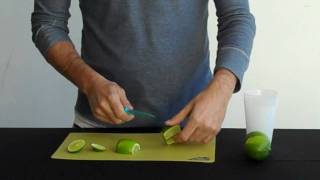 Garnish Cutting Limes [upl. by Mastat]