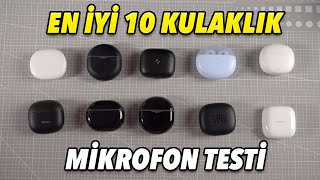 EN İYİ SİLİKONSUZ KULAKLIKLAR MİKROFON TESTİ [upl. by Aniretake]