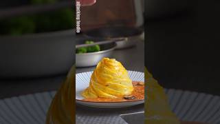 Learn how to make tornadostyle omuricefood foodie japanesefood recipe satisfying [upl. by Olivie161]