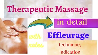 EFFLEURAGE full procedure with details and techniques [upl. by Iuqcaj]