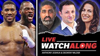 LIVE 🔴 ANTHONY JOSHUA amp DEONTAY WILDER •  LIVE WATCHALONG [upl. by Nyroc]