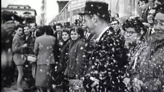 Corso fleuri et cavalcade à Alger 1953 [upl. by Ynaffyt]