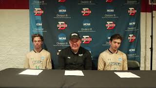 NCAA Division III Mens Soccer Tournament Round 1  Franciscan University Post Game Interview [upl. by Harpole298]