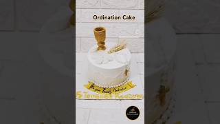 Ordination Cakecakehomemadecakeordinationtrendingtrendingshortsthumboorcustomizedcakecute [upl. by Asseret302]