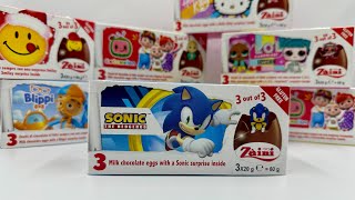 Kinder Surprise EggsSonic Adventure Unboxing [upl. by Dennett]