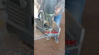 Core cutter drill machinewelding weldingprocess weldingtechnique mig weldingarc welding [upl. by Anialeh]