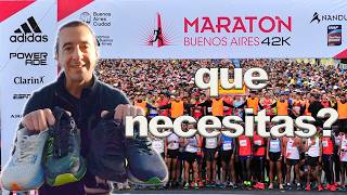 Todo para CORRER una MARATON Así logre 327Hs en los 42K de BS AS [upl. by Mooney]