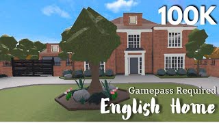 BLOXBURG  English Home  Gamepass  Speedbuild [upl. by Jamila91]