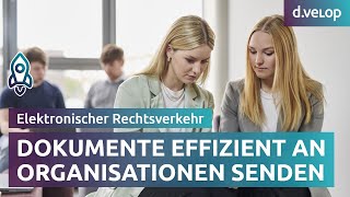 Elektronischer Rechtsverkehr Dokumente effizient an Organisationen senden [upl. by Naginarb]