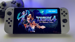 Trine 4 The Nightmare Prince  REVIEW  Switch OLED handheld gameplay [upl. by Pepe]