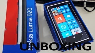 Nokia Lumia 920 Unboxing Português [upl. by Petunia]