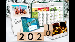 Calendar 2021  commandez votre calendrier 2021 [upl. by Ariamoy516]