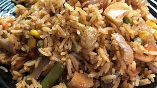 Healthy Brown Rice Pulao  Fluffy Brown Rice Pilaf  Ami’s Cooking [upl. by Ytsirhk512]