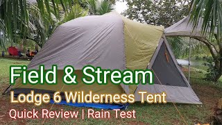 Field amp Stream 6 Person Tent Lodge 6 Wilderness [upl. by Hallagan]