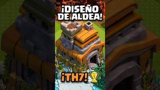 🏆 ¡EL MEJOR DISEÑO DE ALDEA PARA COPAS DE TH7  AYUNTAMIENTO 7 CLASH OF CLANS clashofclans coc [upl. by Lazor]