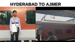 HYDERABAD TO AJMER part 1 again mhvlogs [upl. by Anadal75]