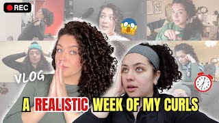 A Realistic Week Of My Natural Curly Hair [upl. by Heddi]