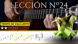 LECCIÓN Nº24 🎸 Julio S Sagreras  Tutorial para Guitarra Clásica  TABS [upl. by Adnouqal]