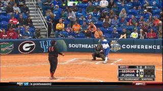 051113 Georgia vs Florida Softball Highlights [upl. by Bo]