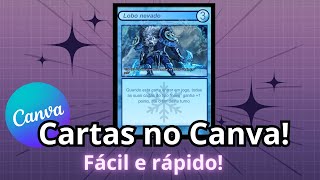 aprenda a criar cartas com Canva [upl. by Buxton848]