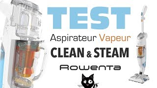 ✦Test amp avis ✦ Aspirateur Nettoyeur Vapeur CLEAN and STEAM ROWENTA [upl. by Soilissav]