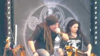 Eluveitie  Meet The Enemy  live  Open Air Lumnezia 2172012 [upl. by Selbbep]